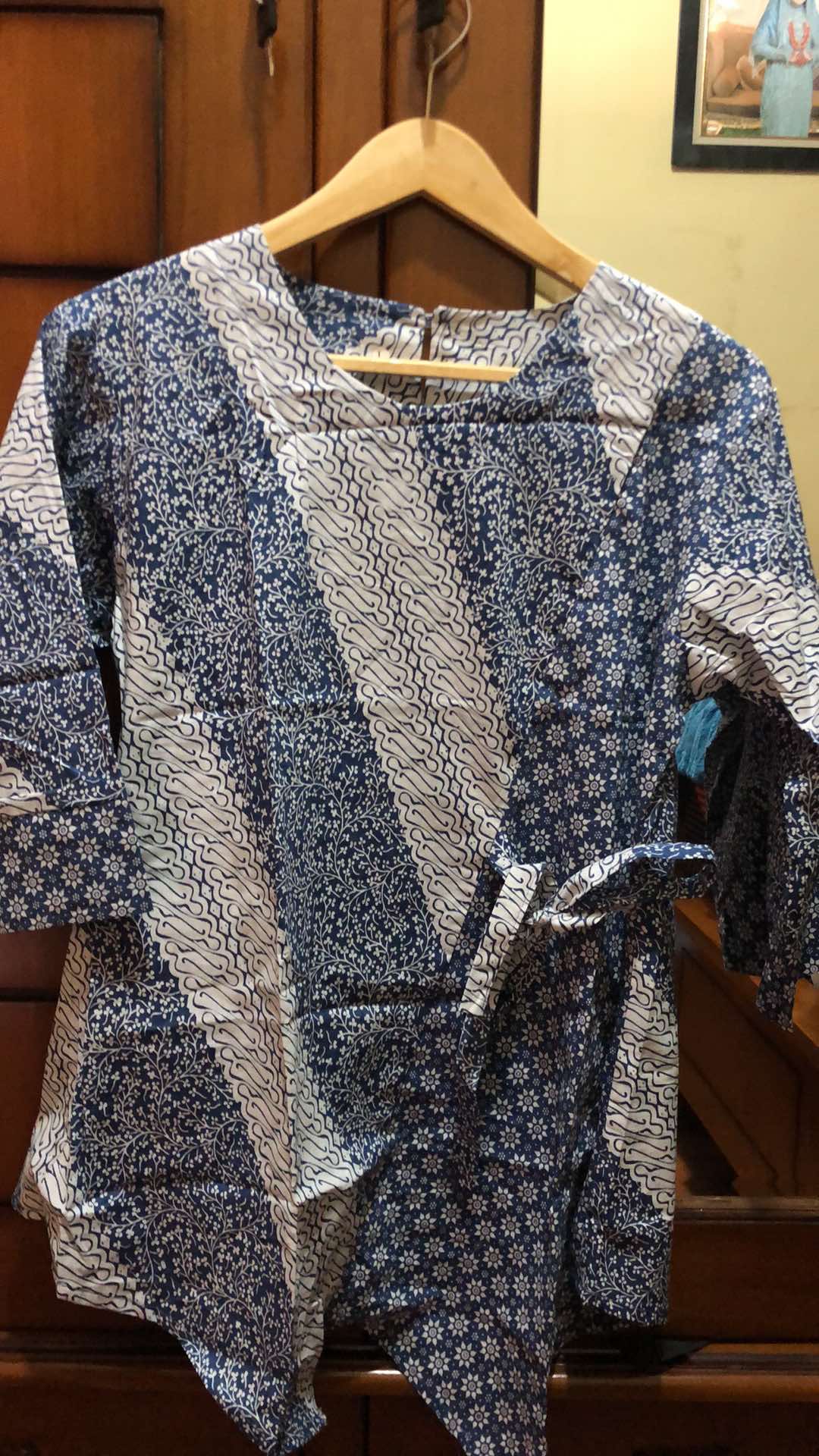 Batik Wanita Asj Sa Hrb026 Kenongo Kemeja Tosca Pendek