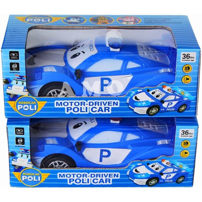 POLI CAR - MAINAN ANAK MOBIL ROBOCAR POLI BY CILUKBA TOYS - CB 0147