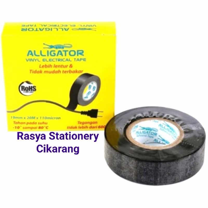 

Alligator vinyl electrical tape / Isolasi listrik