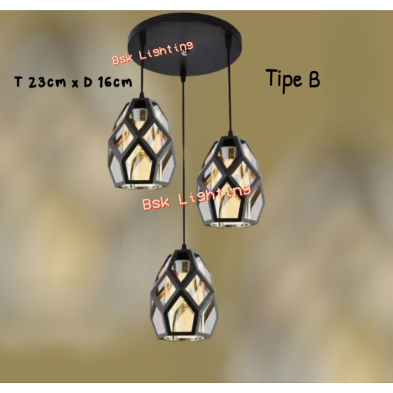 Lampu gantung modern minimalis