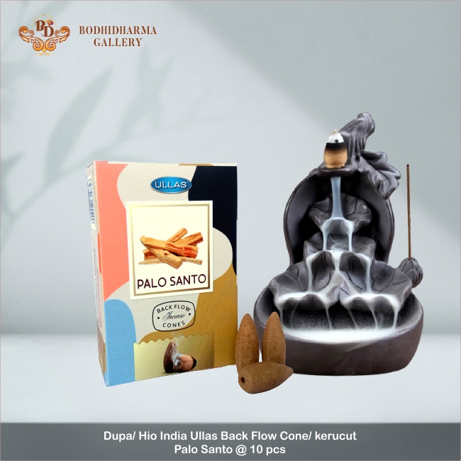 Dupa Hio Wangi Harum Aromaterapi India Ullas Cone/ Kerucut Palo Santo
