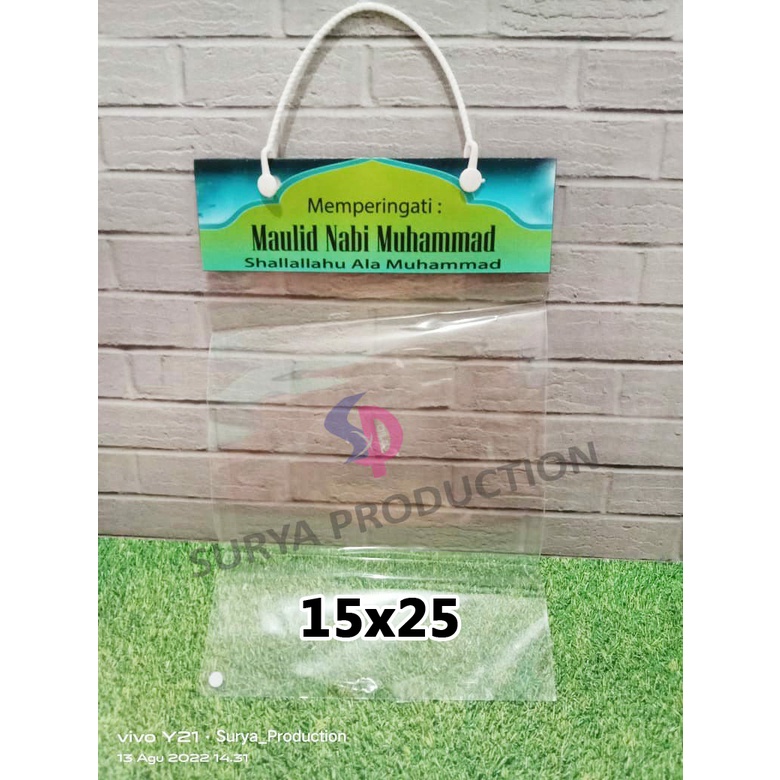 

(ISI 10) PLASTIK SNACK LEBARAN - MAULID NABI / TAS BINGKISAN LABEL SNACK UKURAN SEDANG