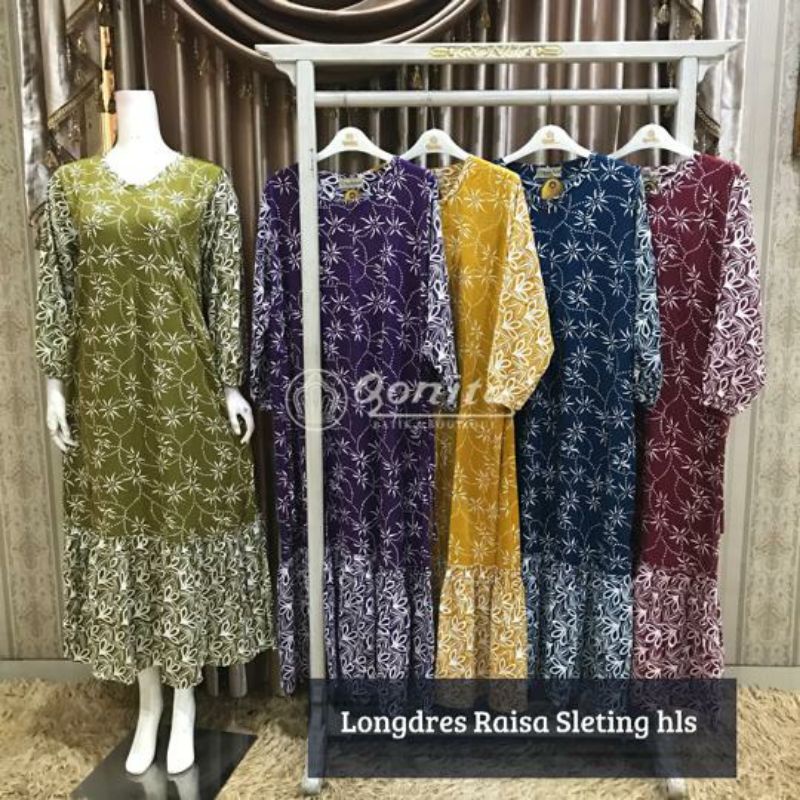 Aneka Dres batik Merk Qonita batik Pekalongan