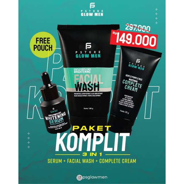 PAKET KOMPLIT PSGLOW MEN