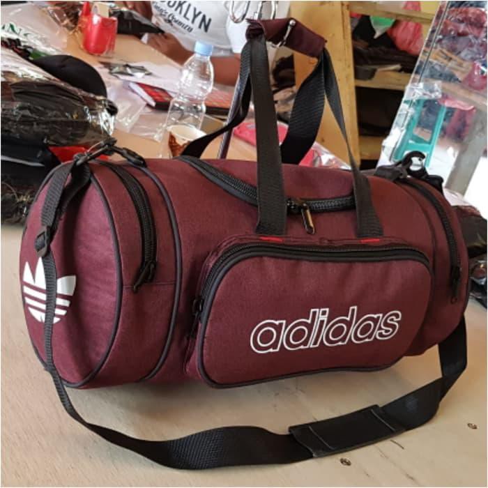 Tas adidas maroon tas olahraga tabung