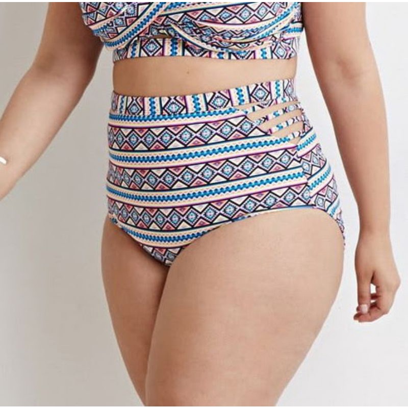 CELANA RENANG HIGHWAIST BIKINI BOTTOM BIG SIZE FOREVER 21 KODE 162
