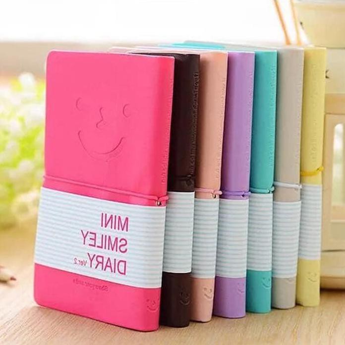 

Hot Sale!!! Buku Diary Mini Smile Warna Warni Best Seller - Pink