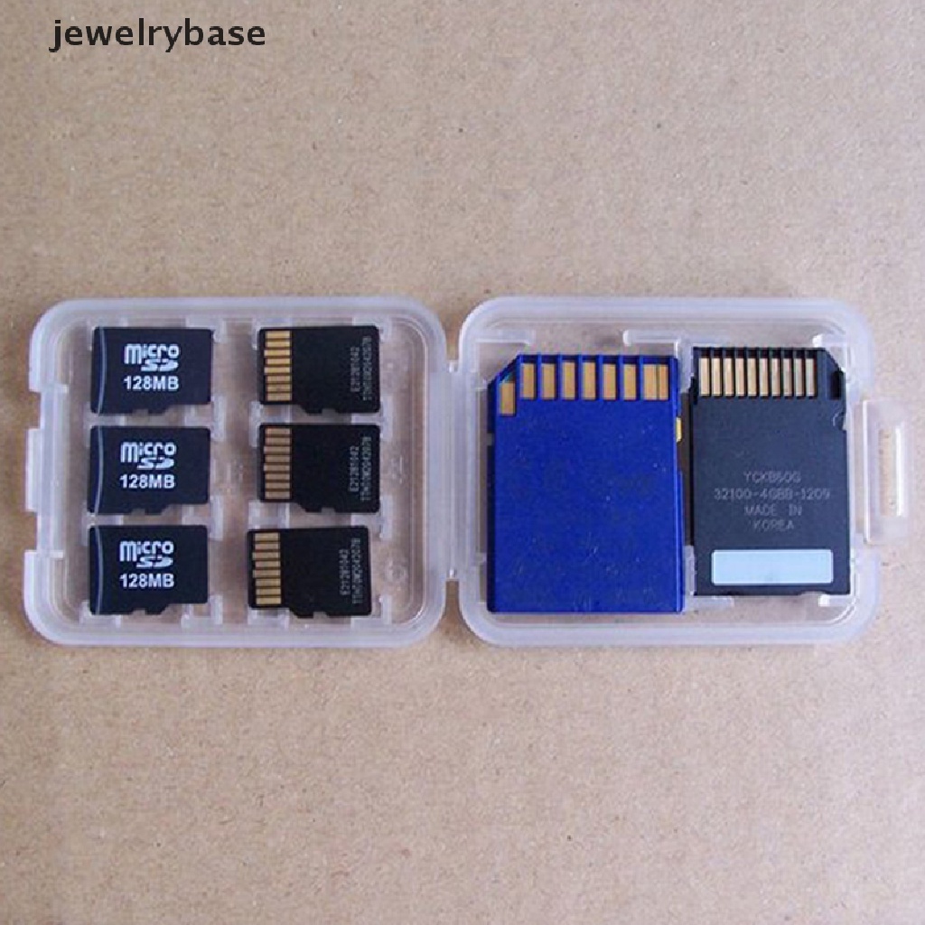 Kotak Penyimpanan Kartu Memori Micro SD TF SDHC MSPD 8 Slot