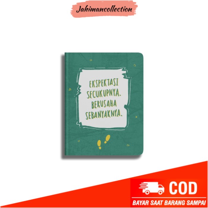 

✨ BISA COD ✨ Buku Diary / Notes / Blocknote Akubaca - Ekspektasi