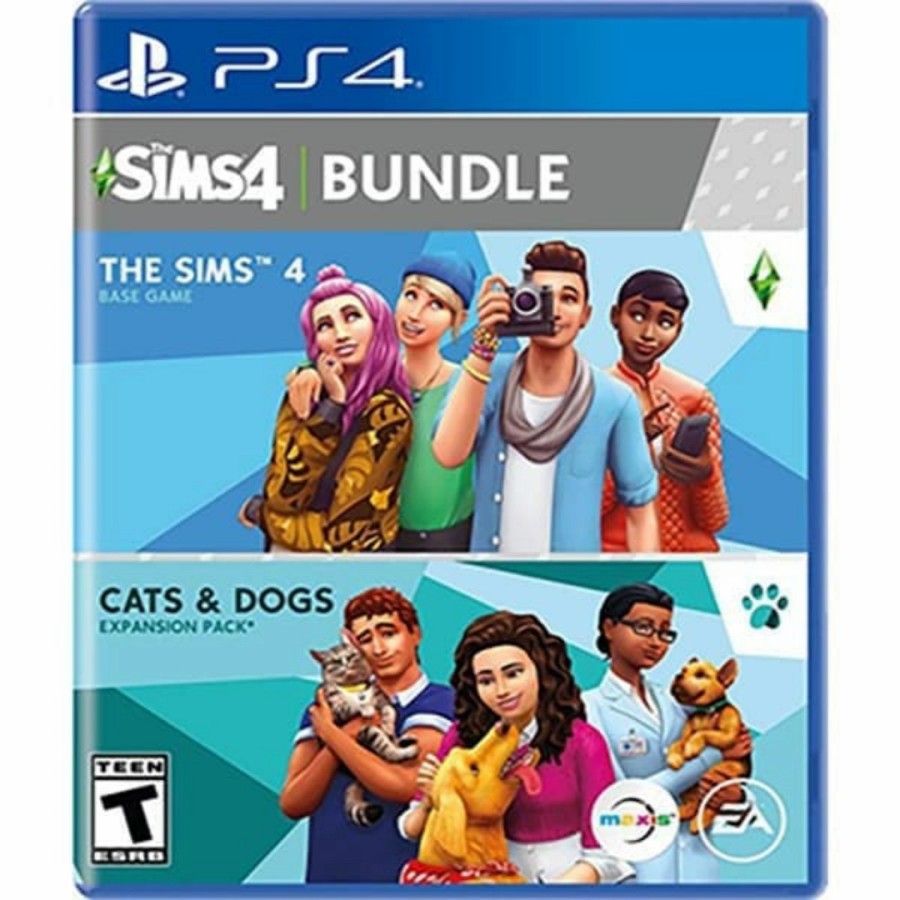 PS4 The Sims 4 Bundle Cats &amp; Dogs