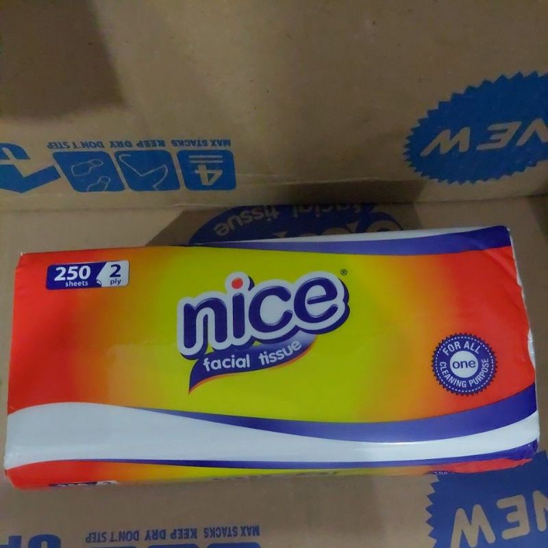 Tisu Tissue nice 250sheets 2ply / tisu facial / serbaguna-Panjang