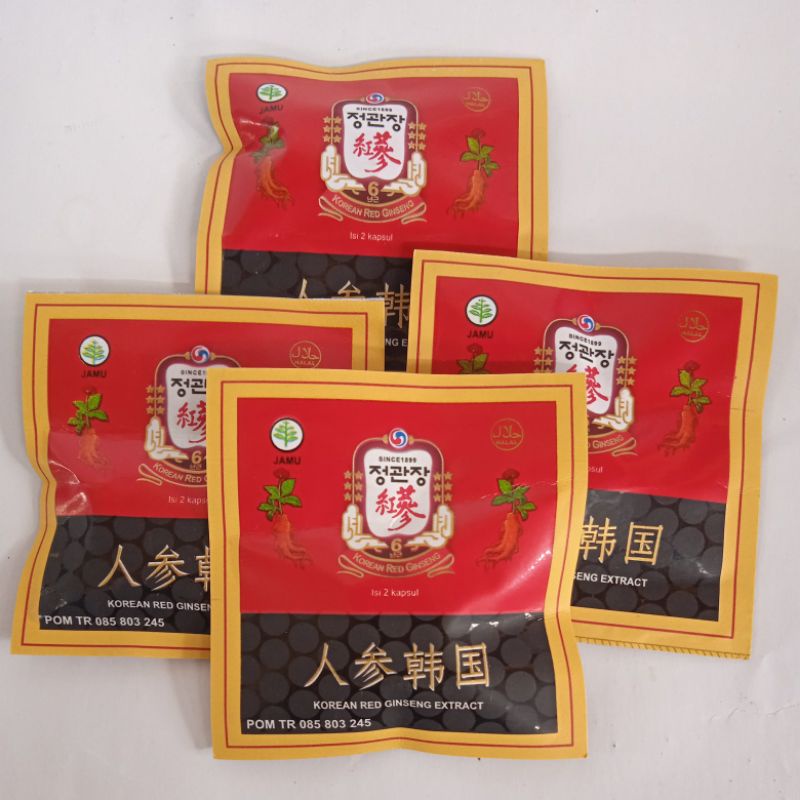 Herbal Kapsul Gingseng Korea ( Per 20 pcs)