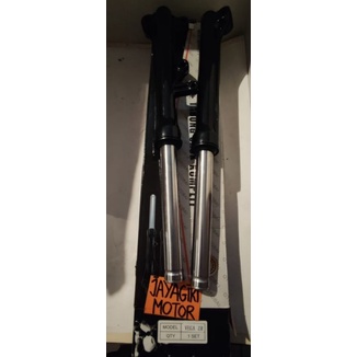 Tabung + As Shock VEGA ZR VEGAZR Otobai Hitam Chrome Set ShockBreaker Absorber Breker Breaker Pereda