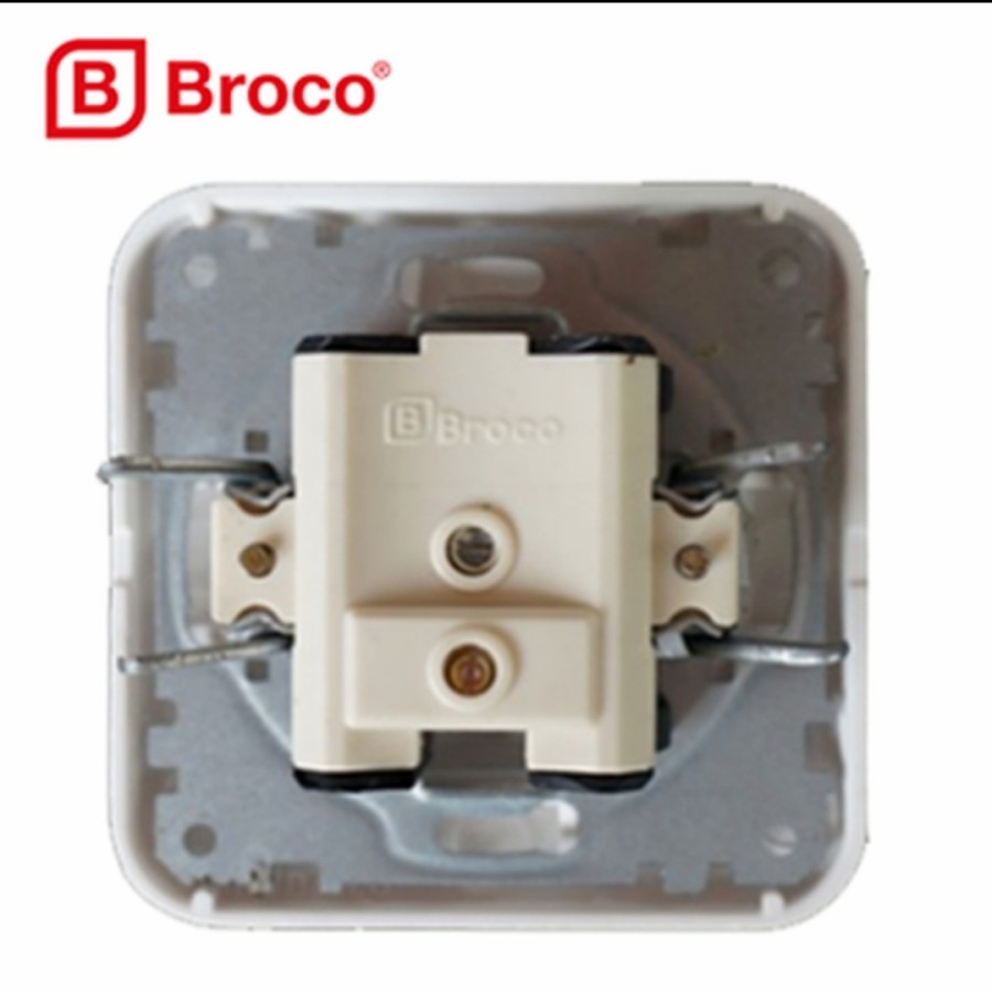 BROCO GALLEO TV SOCKET SNOW WHITE - G18355S