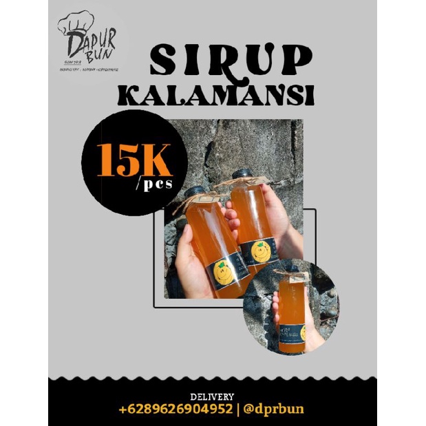 SIRUP KALAMANSI KAWAN