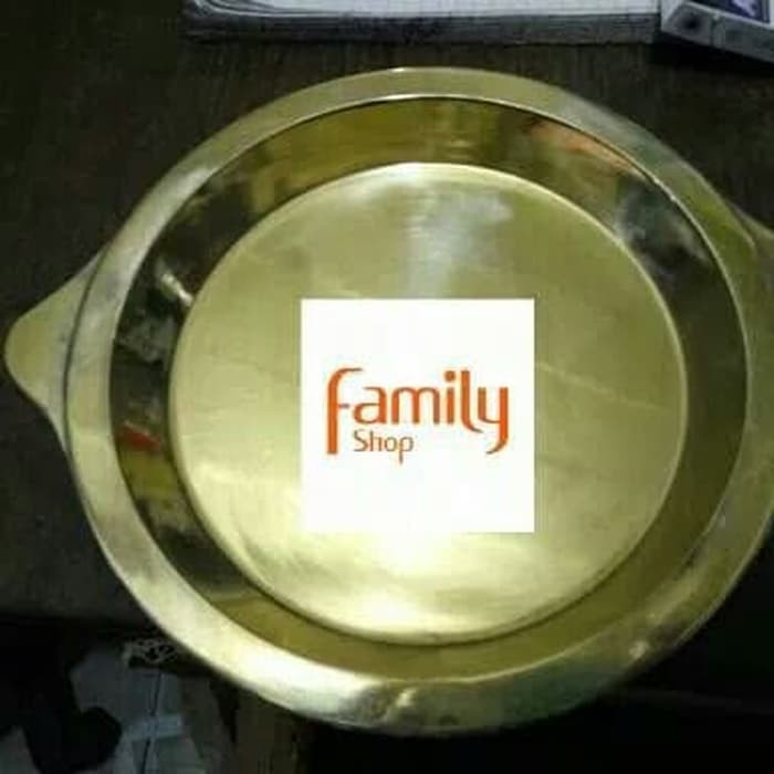 CETAKAN MARTABAK MANIS BANGKA TERANG BULAN 24 CM KUNINGAN ASLI TEBAL APF672