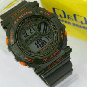 Jam Tangan ARMY Q&Q M136J JAM QQ M136 ORI M 136 HIJAU ARMY MILITER