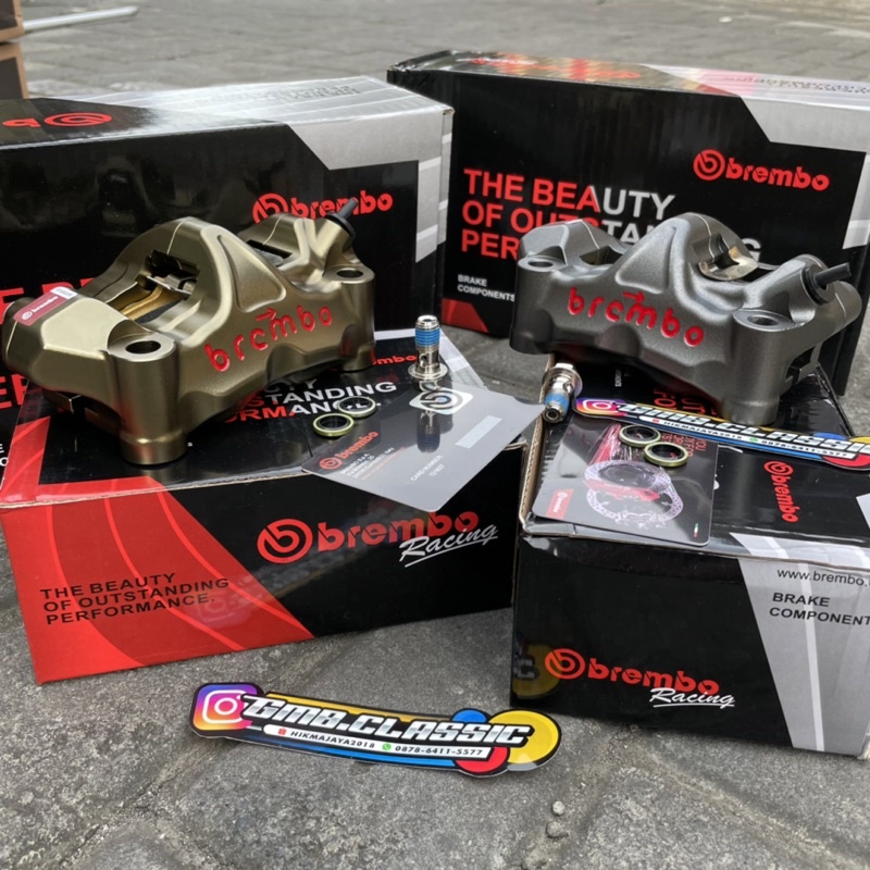 kaliper Brembo GP4 titanium caliper Brembo Gp4 titanium caliper Brembo Gp4 titanium import