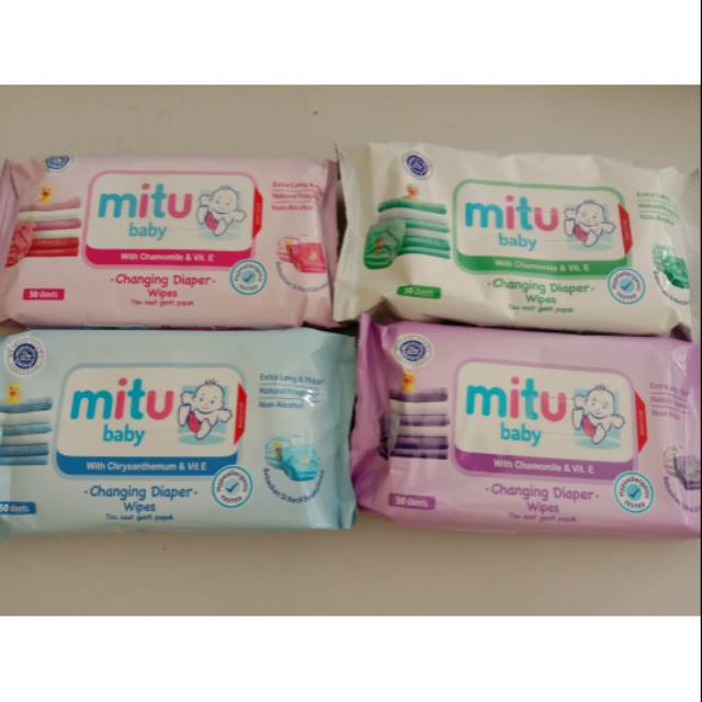 mitu baby changing diaper wipes