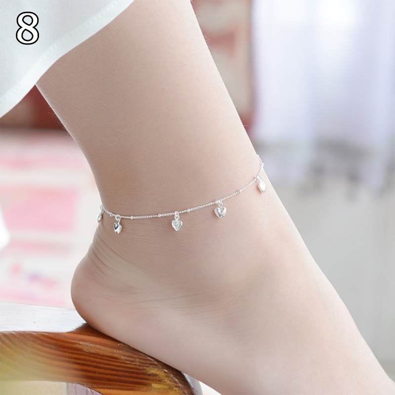 Gelang Kaki Bahan S925 Silver