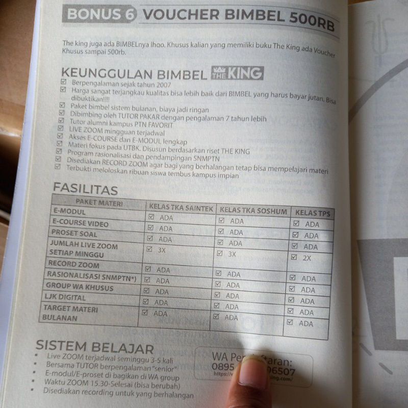 buku THE KING BEDAH TUNTAS TPS + BHS INGGRIS UTBK 2023-6