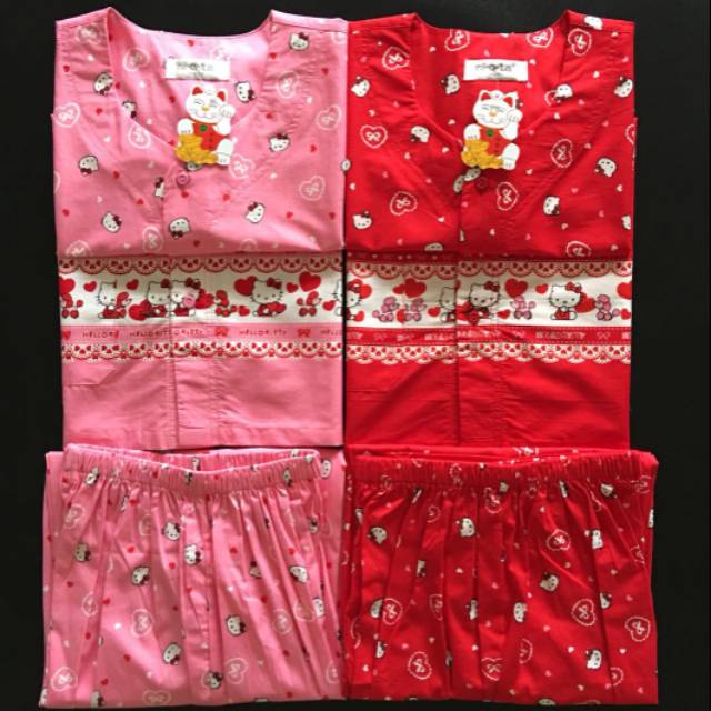 Piyama merk Niqta (motif Hello Kitty)