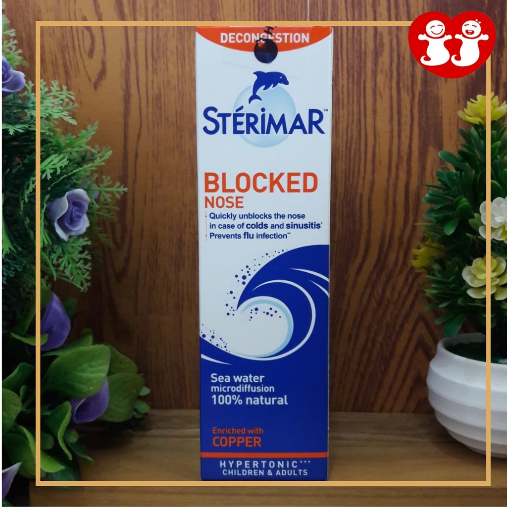 Sterimar Blocked Nose/ Sterimar Hypertonic / Sterimar Nez Bouche 100ml