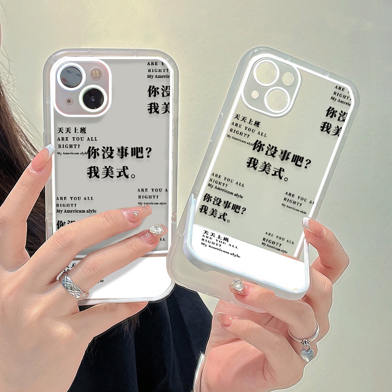 Soft Case TPU Transparan Shockproof Dengan Bracket Untuk iPhone 12 13 Se 2020 6 6S 7 8 Plus X XS XR 11 Pro Max