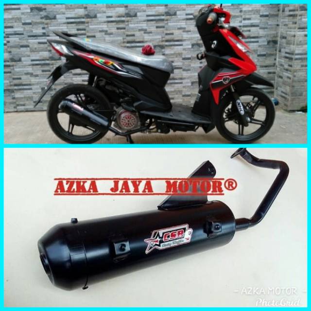 Knalpot Racing Bobokan CSR Honda Beat fi / beat karbu / Spacy-5