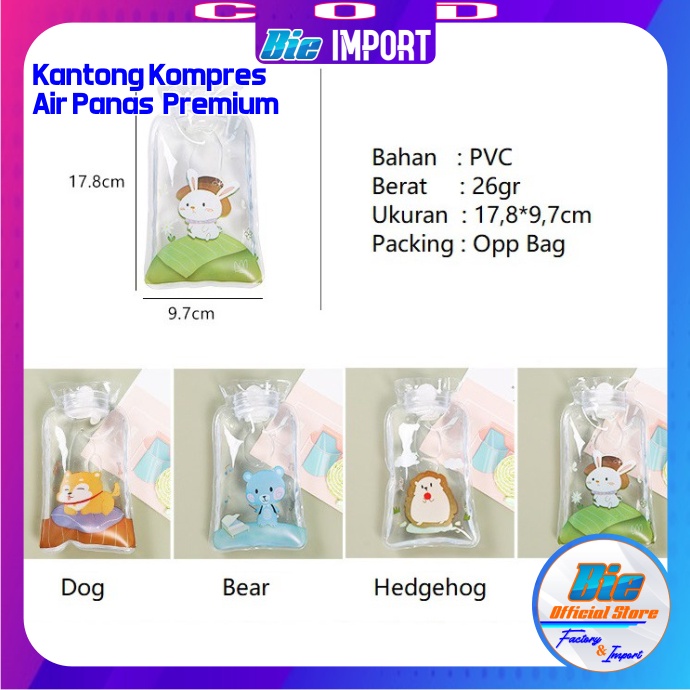 Kantong Kompres Anak Transparan Hot Cold Water Bag Penurun Panas Premium