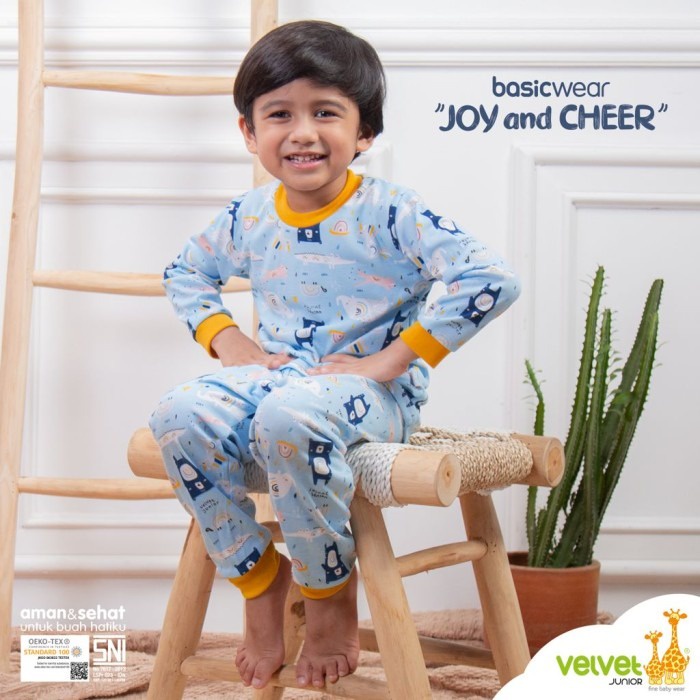 Velvet Junior - 3stel Dream Wear Piyama JOY AND CHEER