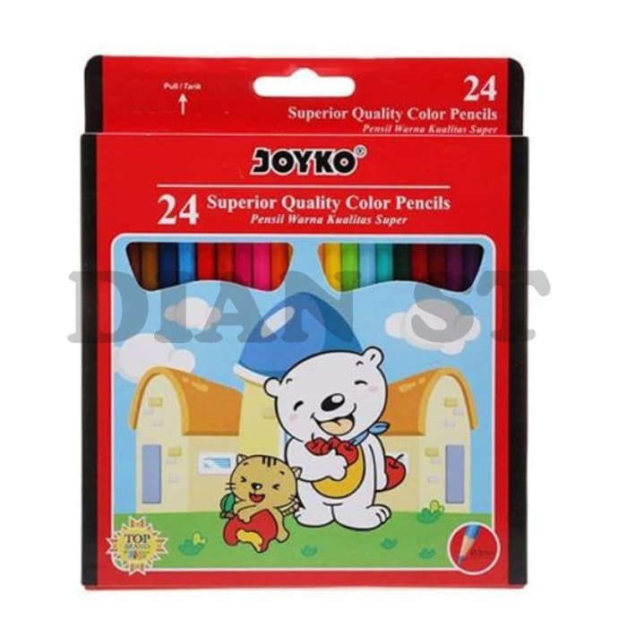 

Terbatas Pensil Warna Joyko 24 Warna Panjang Cp-24Pb - Pc Limited