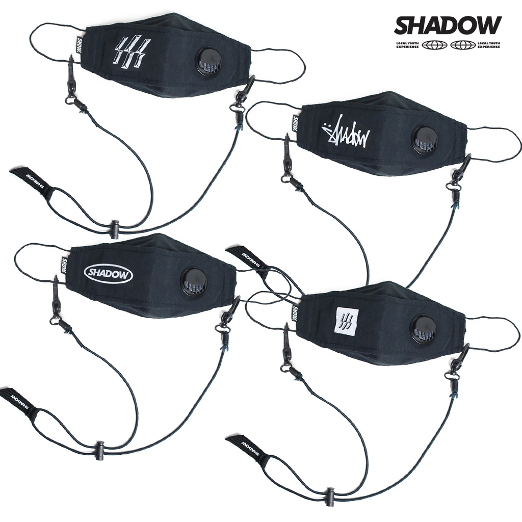 Shadow.inv Mask Filter Udara - Masker Kain Pria
