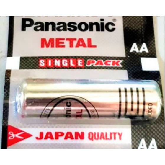 Baterai AA panasonic metal baterai remot batre jam panasonic silver abc batrei panasonic biru