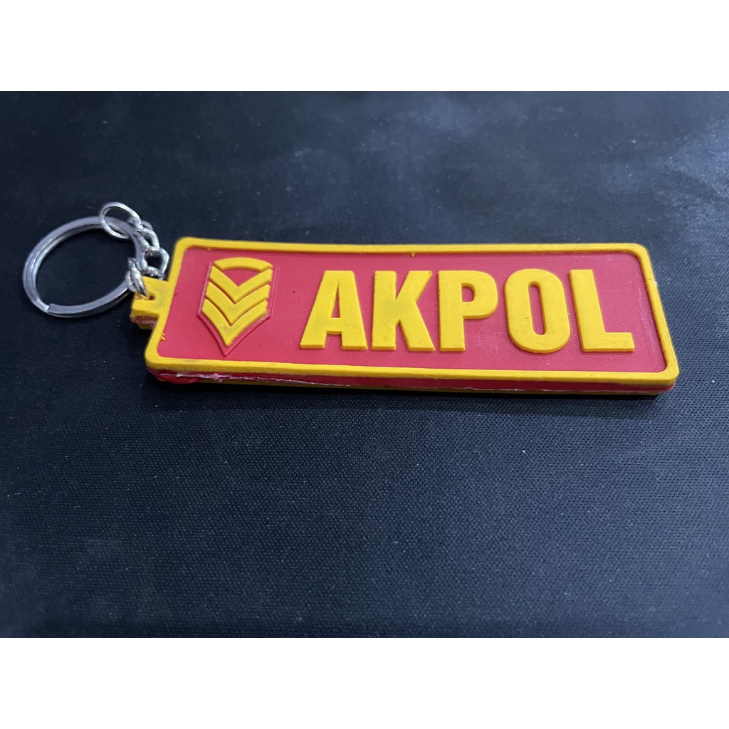 Gantungan Kunci Akpol | Keychain | Gantungan Kunci Karet Akpol