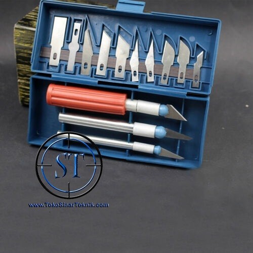 13 in 1 Pisau Ukir Seni Precision Knife Set Portable Wood Carving Tools Fruit Food Bonsai Sabut kelapa