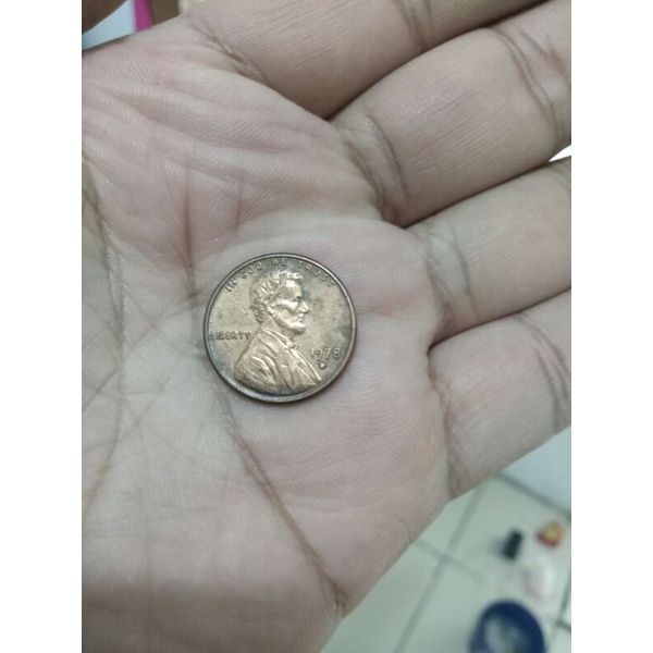 koin one cent lincoln th 1978d