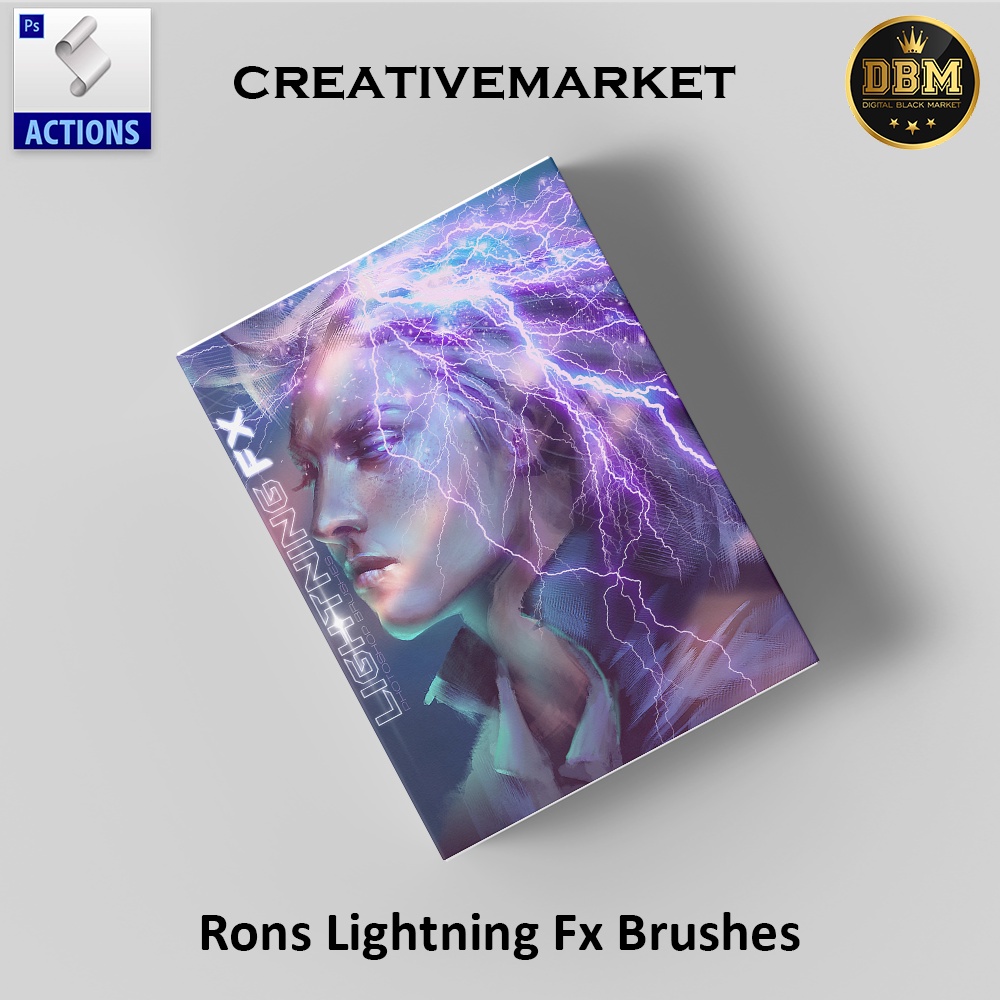 Rons Lightning Fx Brushes - Photoshop Action