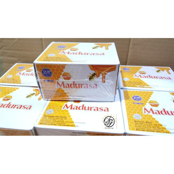 Madurasa 1 Pak isi 12 Sachet Rasa Original / Minuman Madu Rasa Original Madurasa Untuk Kesehatan Tub