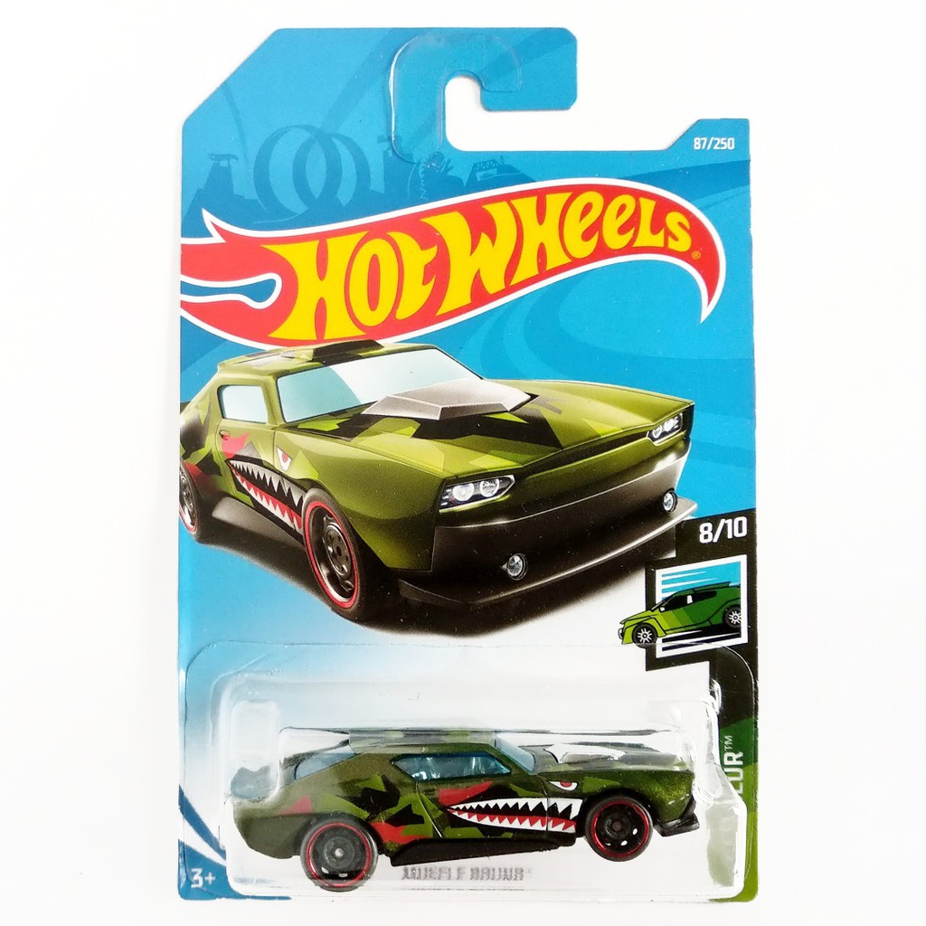 Hot Wheels Muscle Bound Hijau Speed Blur Mainan Mobil Hotwheels