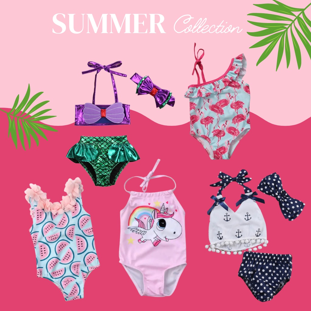 Saneoo Baju Renang Bikini Bayi - Bikini Anak - Beachwear Baby Girl