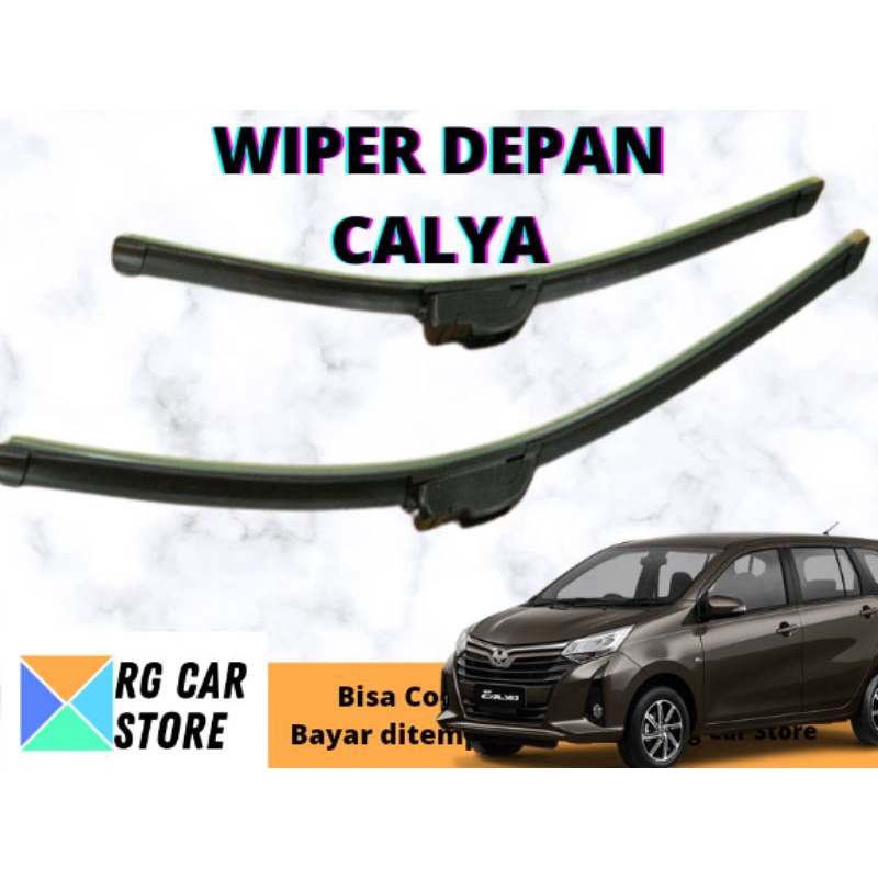 WIPER CALYA FRAMELESS ISI 2PCS DIJAMIN PNP TINGGAL PASANG BERKUALITAS