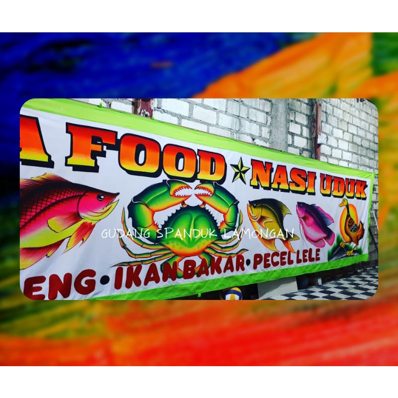 COD BISAspanduk warung printing / spanduk printing / spanduk pecel lele / spanduk lamongan / spanduk