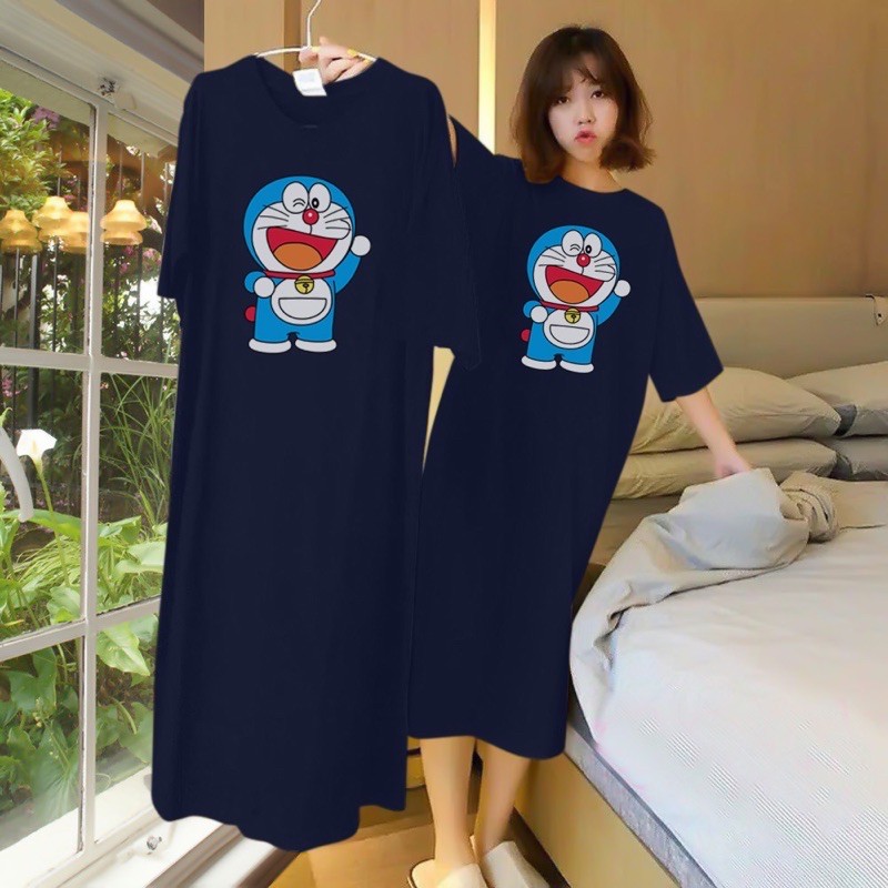 JUMBO DRESS DORAEMON | DRESS JUMBO DORAEMON | DRESS WANITA