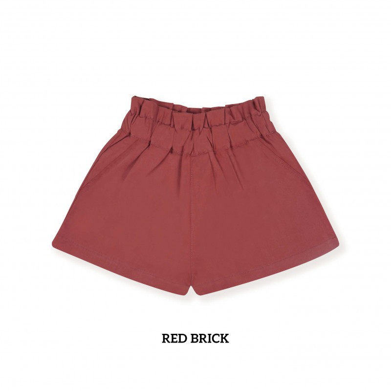 Little Palmerhaus Girl Casual Short Celana Pendek Anak Perempuan - Red Brick