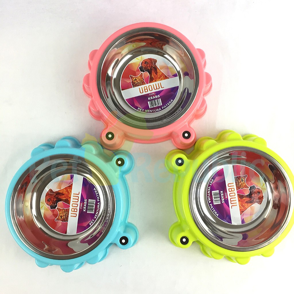 

UBOWL UB1 Tempat Makan Krabs Pet Bowl Single 20cm