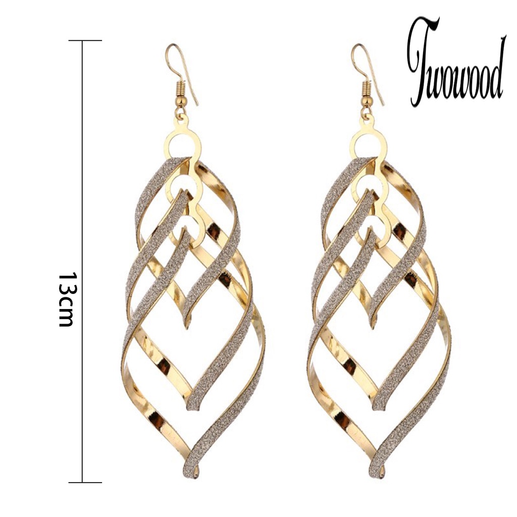 Anting Hook Multi layer Bahan Alloy Untuk Pesta