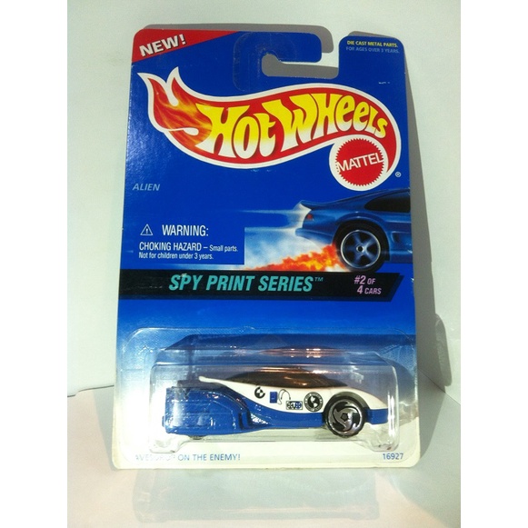 Hot Wheels. 1997 Spy Print Series - 2. Alien. SB by MATTEL 1997