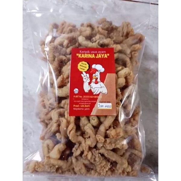 

KERIPIK USUS AYAM CRISPY 500gram,Enak Gurih & Renyah