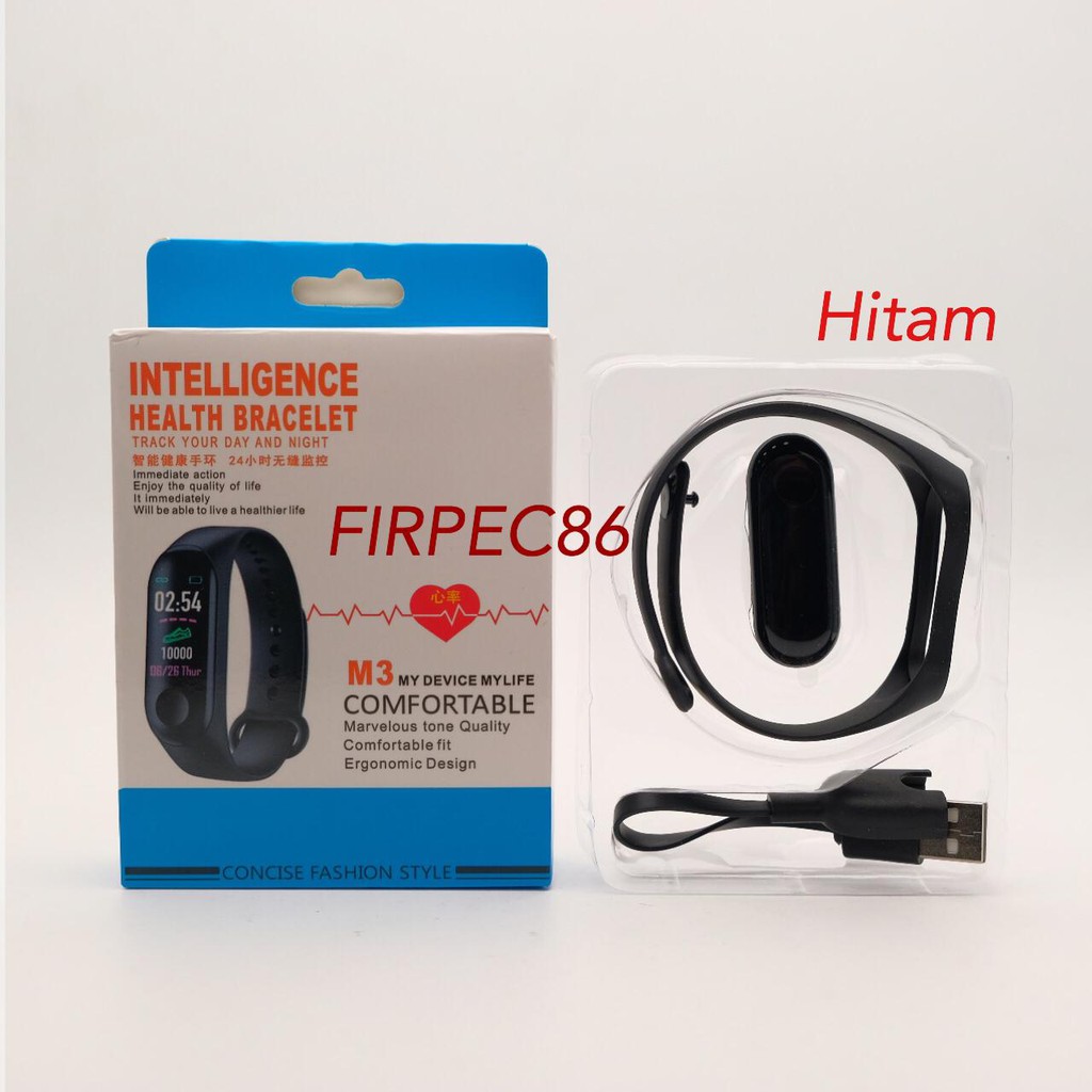 F86 MURAH M3 Smartband Smartwatch Waterproof iP67 Bluetooth Wrist Watch